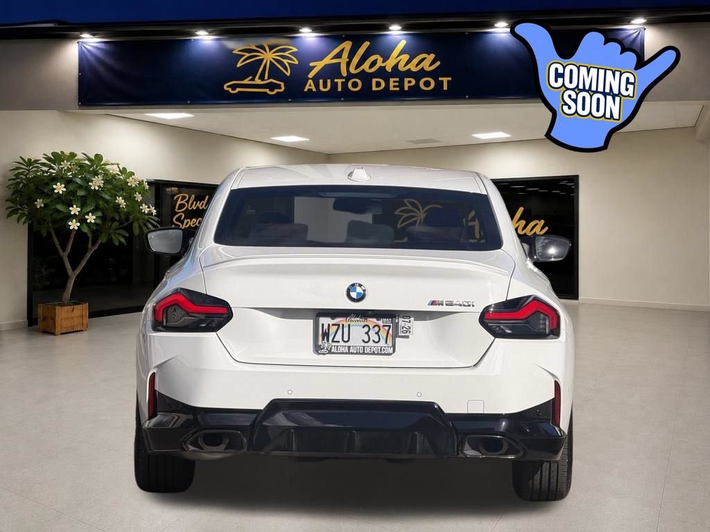 Used 2024 BMW M240i Coupe w/ Parking Assistance Package RWD image 4