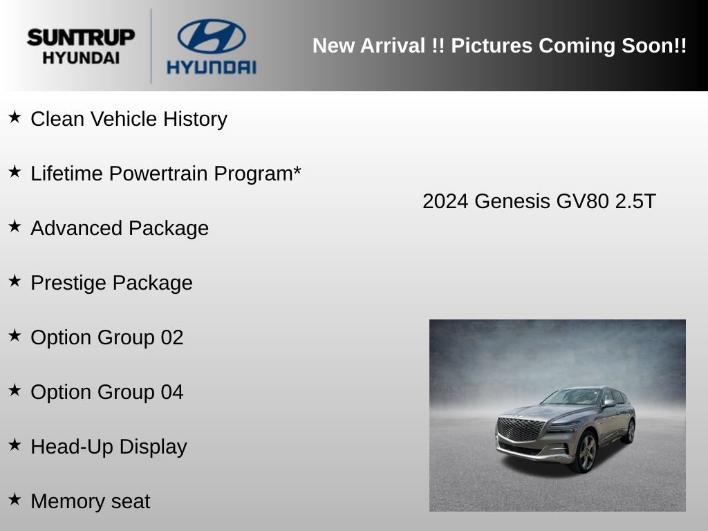 Used 2024 Genesis GV80 2.5T w/ Prestige Package AWD/4WD image 6