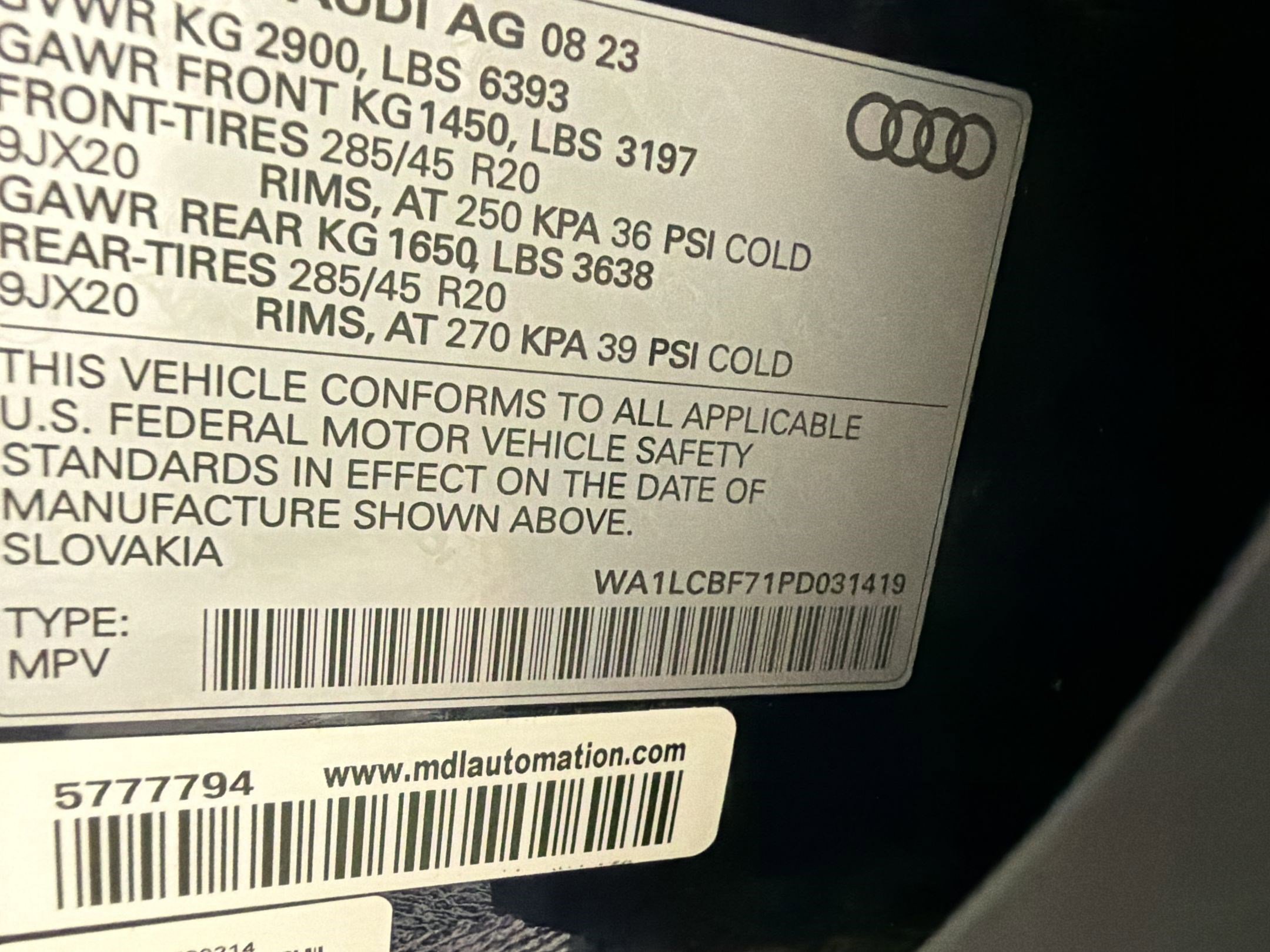 Certified 2023 Audi Q7 2.0T Premium Plus image 18