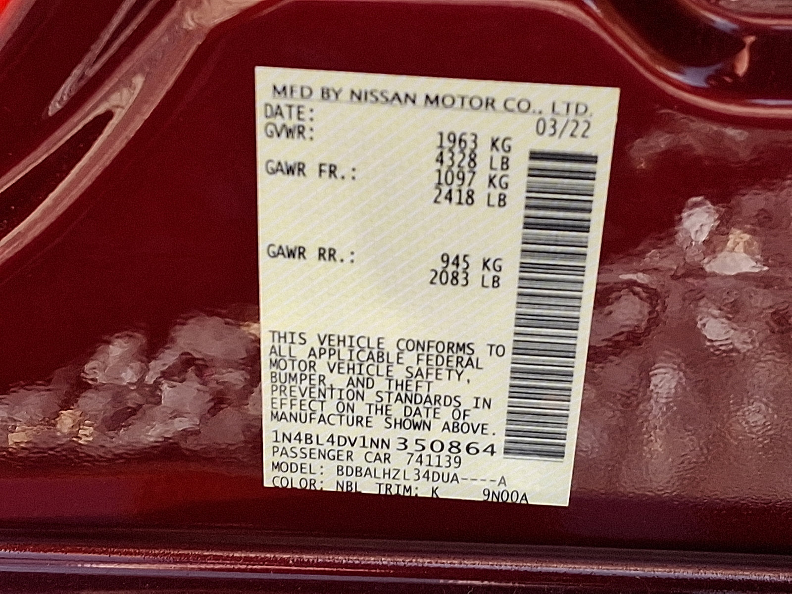 Used 2022 Nissan Altima 2.5 SV FWD image 45