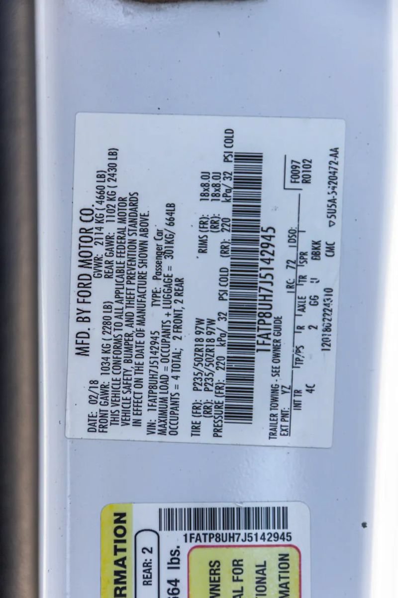 Used 2018 Ford Mustang Premium RWD image 77
