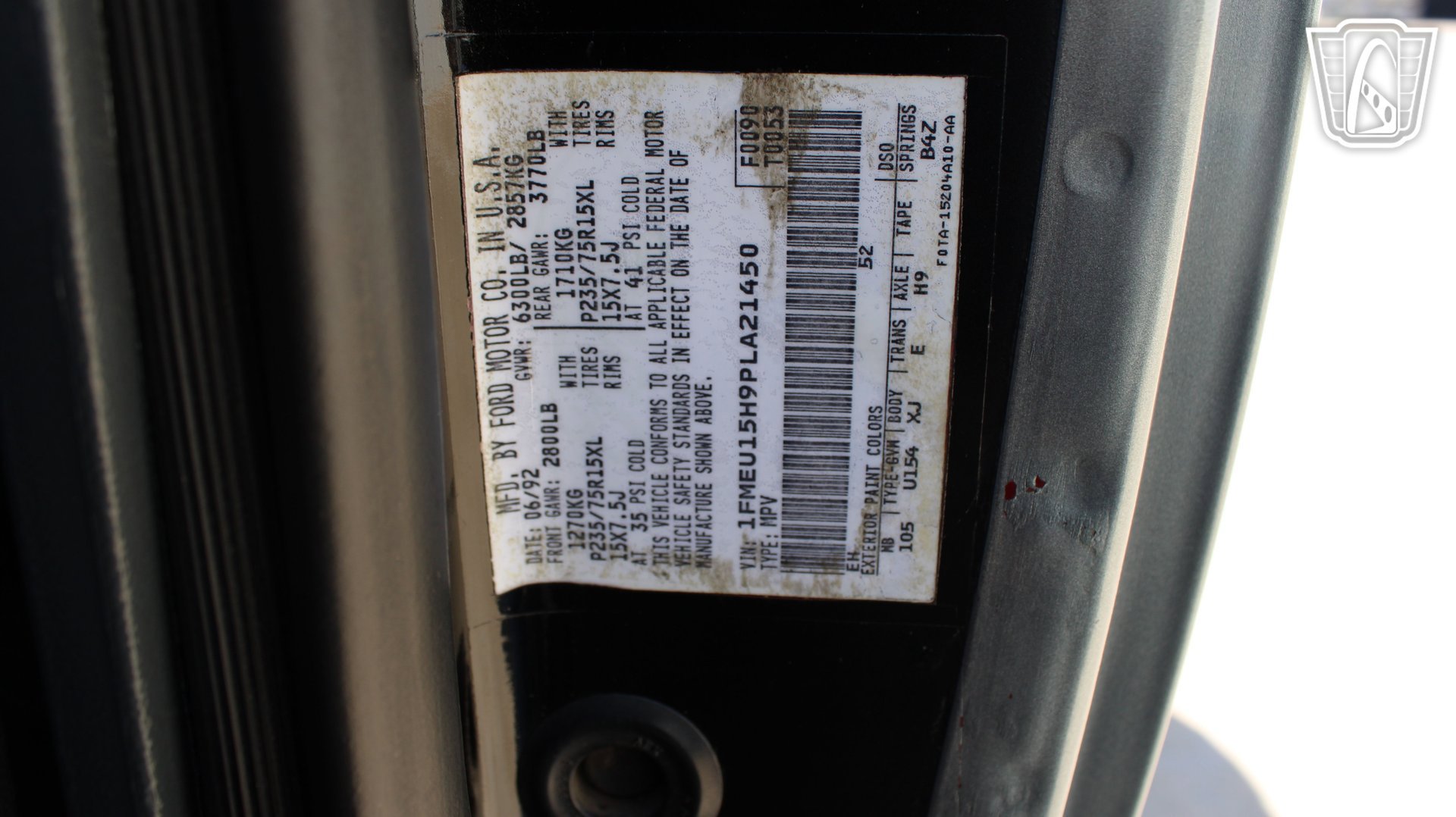 Used 1993 Ford Bronco AWD/4WD image 19