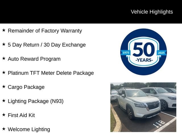 Used 2023 Nissan Pathfinder Platinum w/ Lighting Package (N93) AWD/4WD image 5