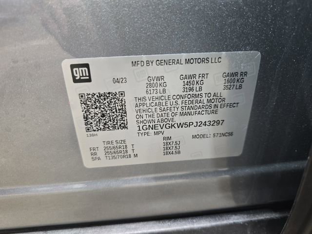 Used 2023 Chevrolet Traverse LT w/ LPO, Cargo Package image 38