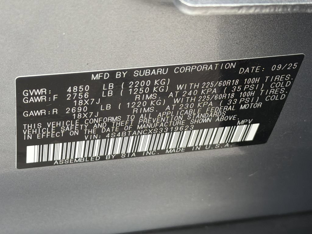 Certified 2025 Subaru Outback Limited AWD/4WD image 36