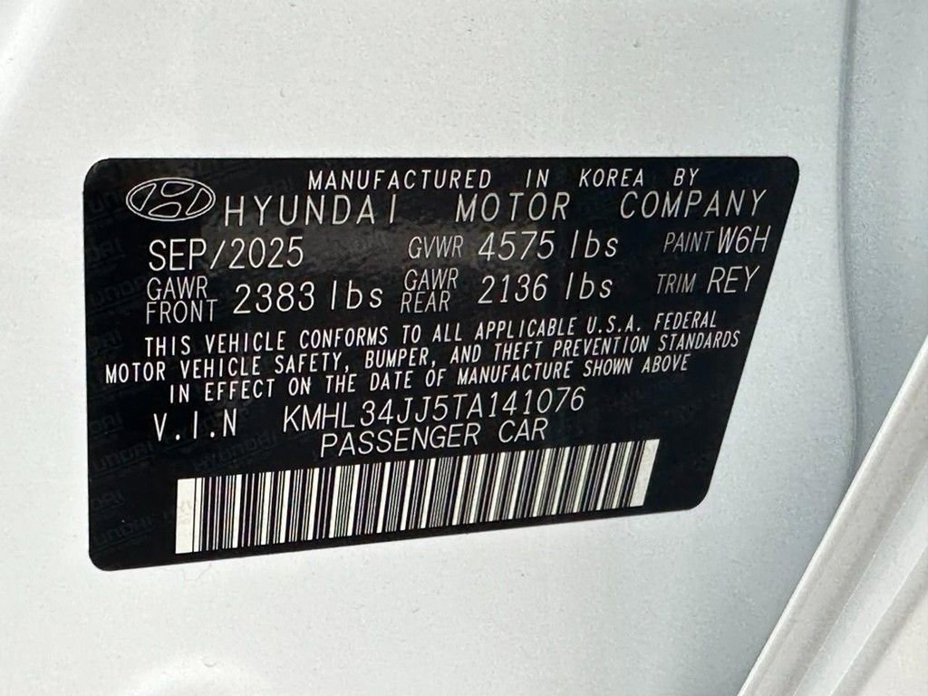 New 2026 Hyundai Sonata SEL FWD image 14