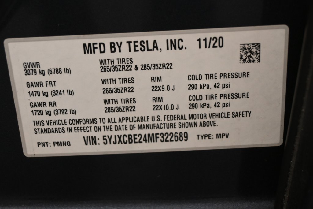 Used 2021 Tesla Model X Long Range AWD/4WD image 7