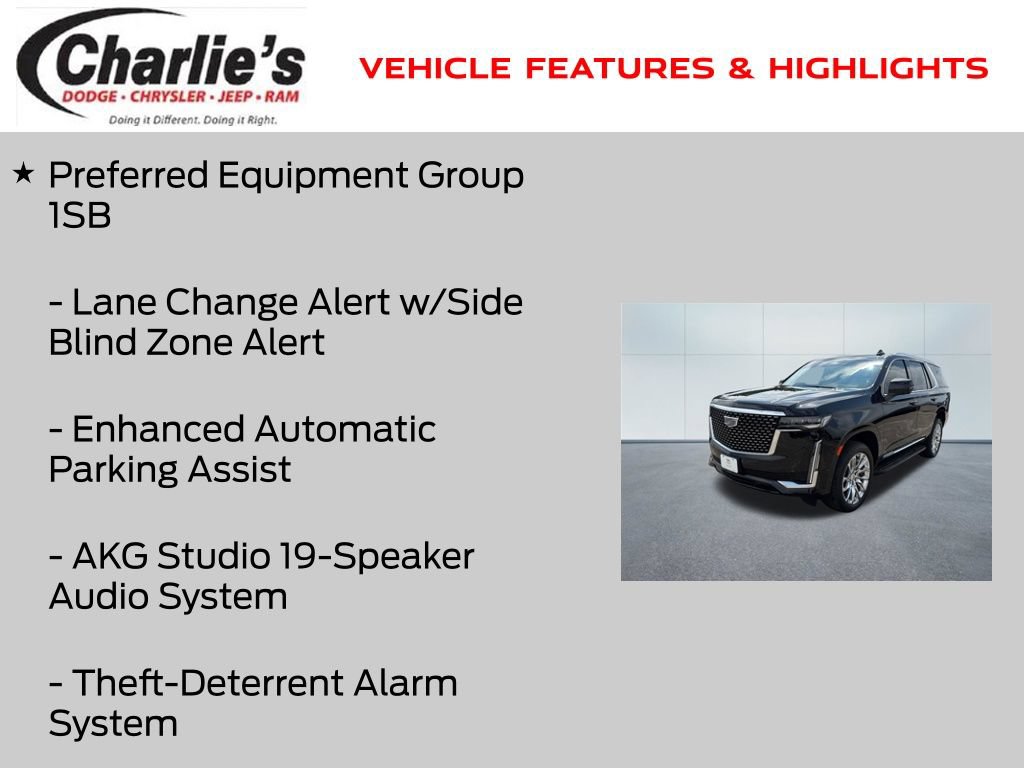 Used 2023 Cadillac Escalade Premium Luxury w/ LPO, Radiant Package AWD/4WD image 20