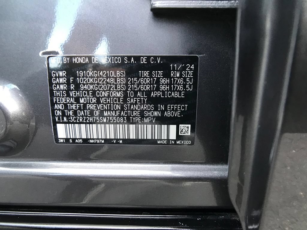Certified 2025 Honda HR-V EX-L image 17
