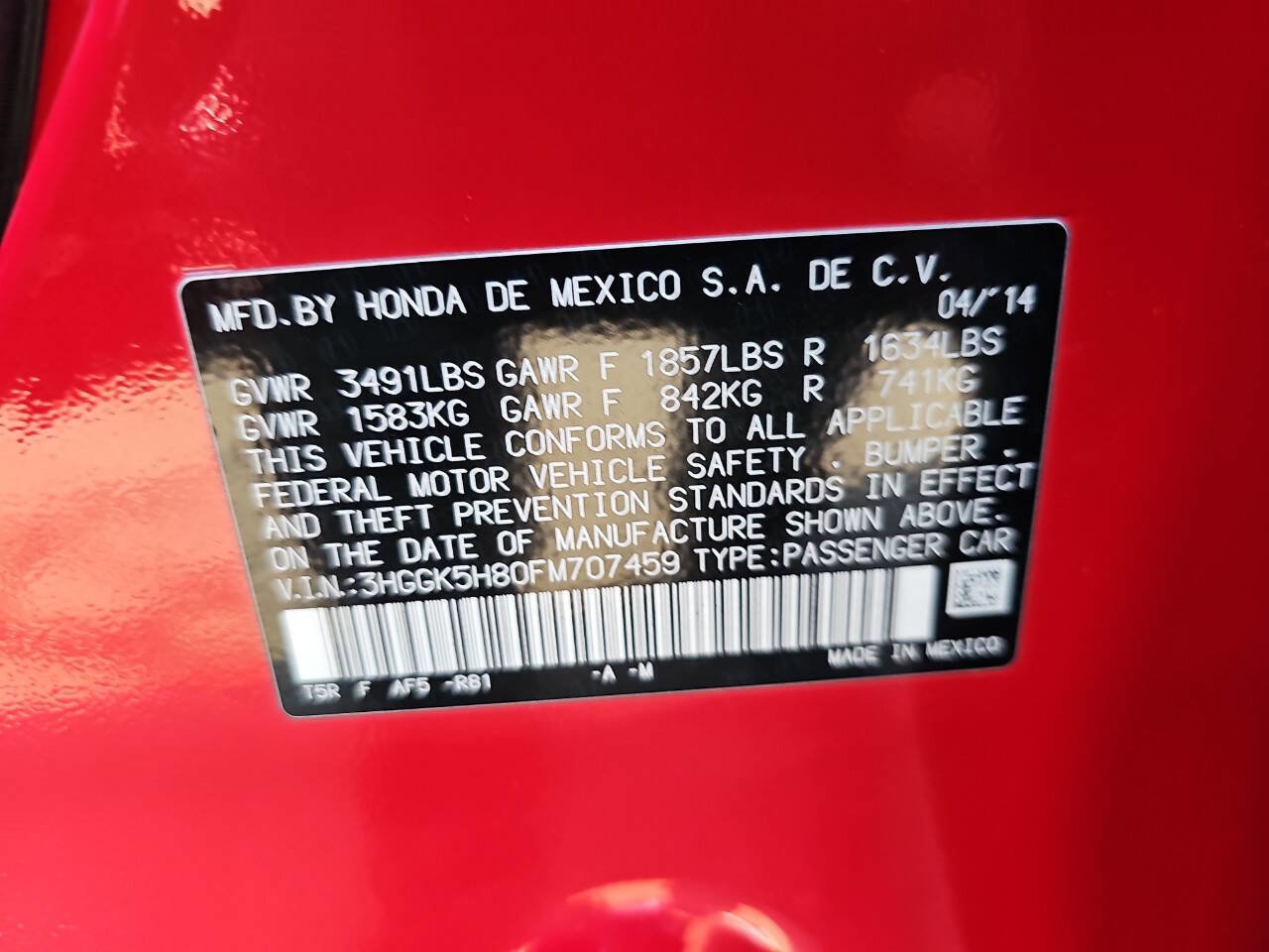 Used 2015 Honda Fit EX image 30