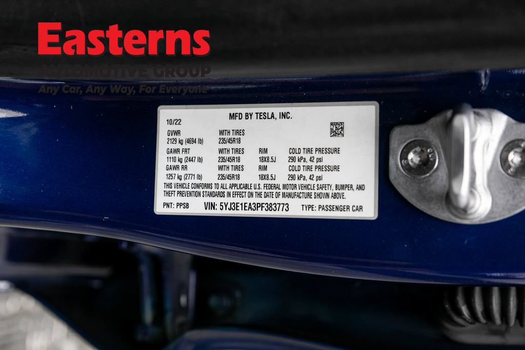 Used 2023 Tesla Model 3 Standard Range RWD image 30