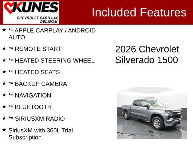 Used 2026 Chevrolet Silverado 1500 LT AWD/4WD image 3