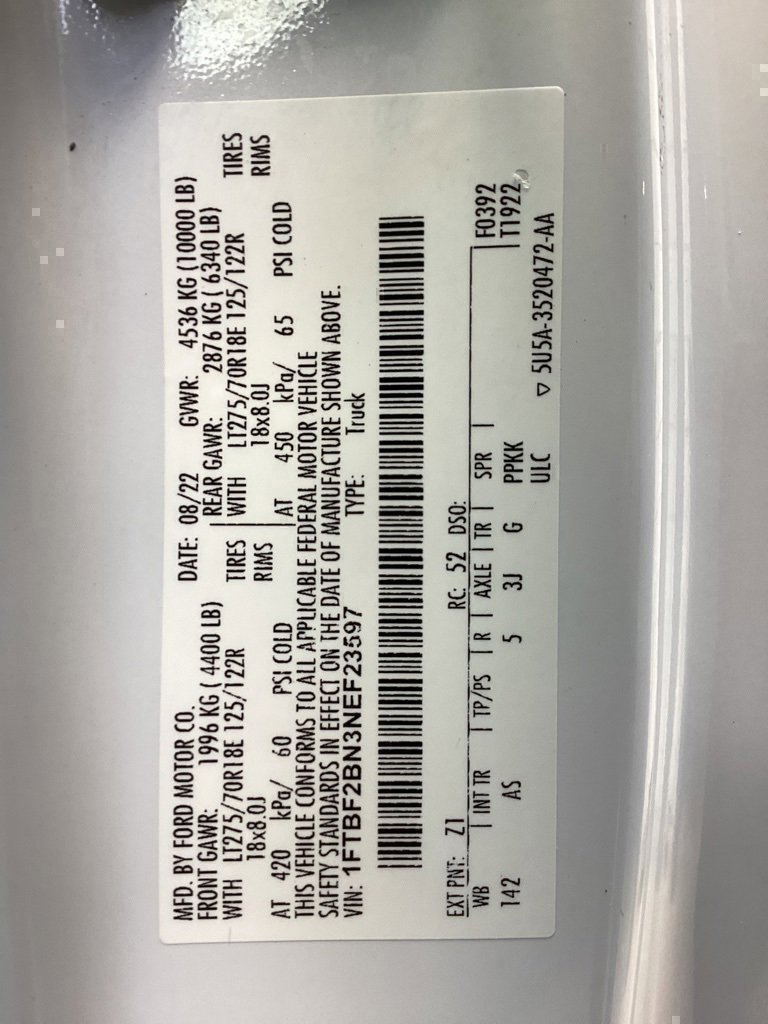 Used 2022 Ford F250 XL w/ STX Appearance Package image 55