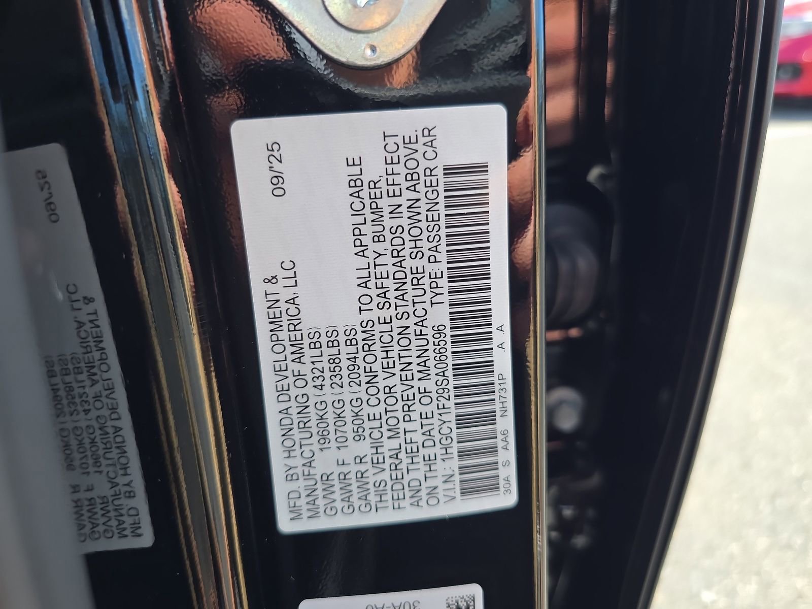 Certified 2025 Honda Accord LX image 28