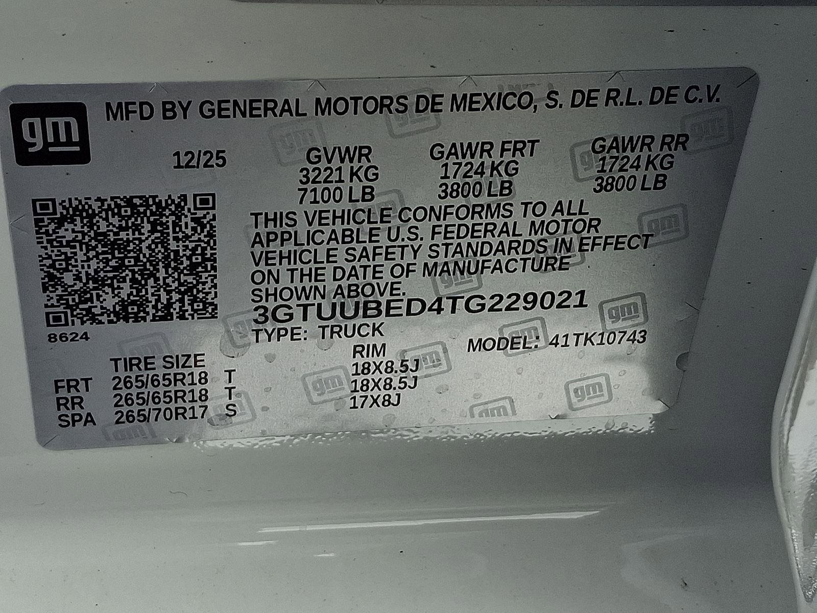 New 2026 GMC Sierra 1500 SLE w/ X31 Off-Road Package image 10