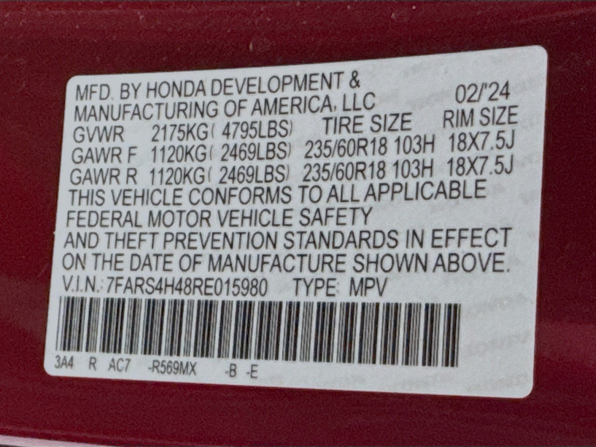 Certified 2024 Honda CR-V EX image 31