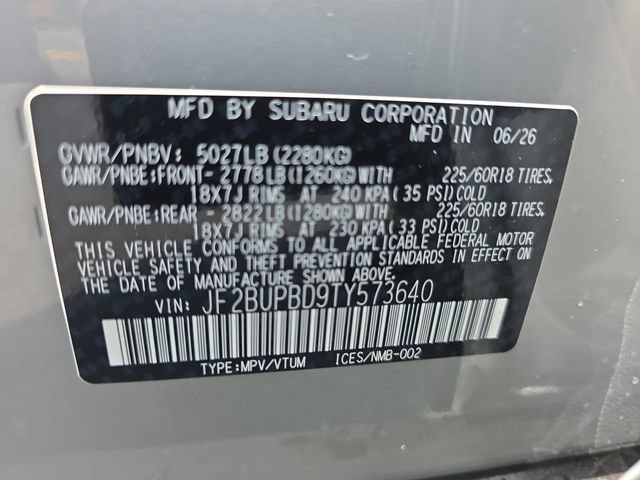 New 2026 Subaru Outback Premium AWD/4WD image 25