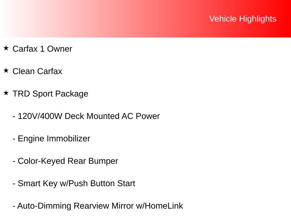 Certified 2022 Toyota Tacoma TRD Sport w/ Technology Package image 10