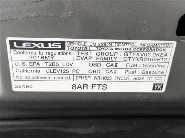 Used 2016 Lexus IS 200t w/ F Sport Package RWD image 26