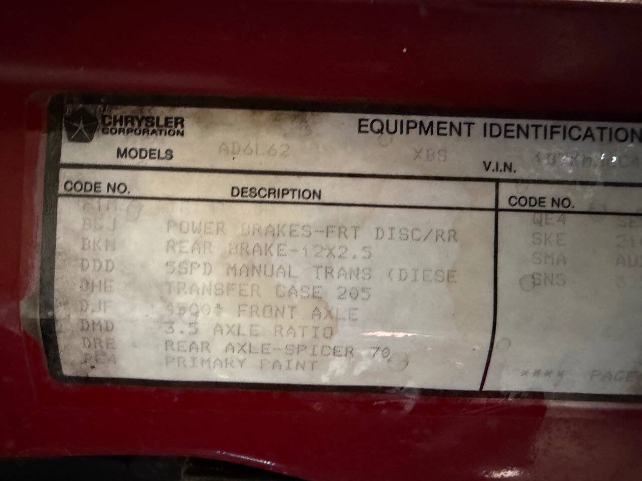 Used 1992 Dodge D/W Truck 250 AWD/4WD image 37