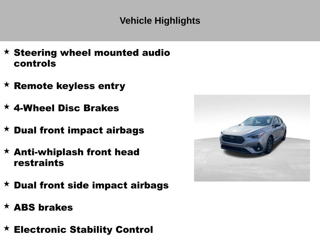 Used 2024 Subaru Impreza 2.0i Sport image 27
