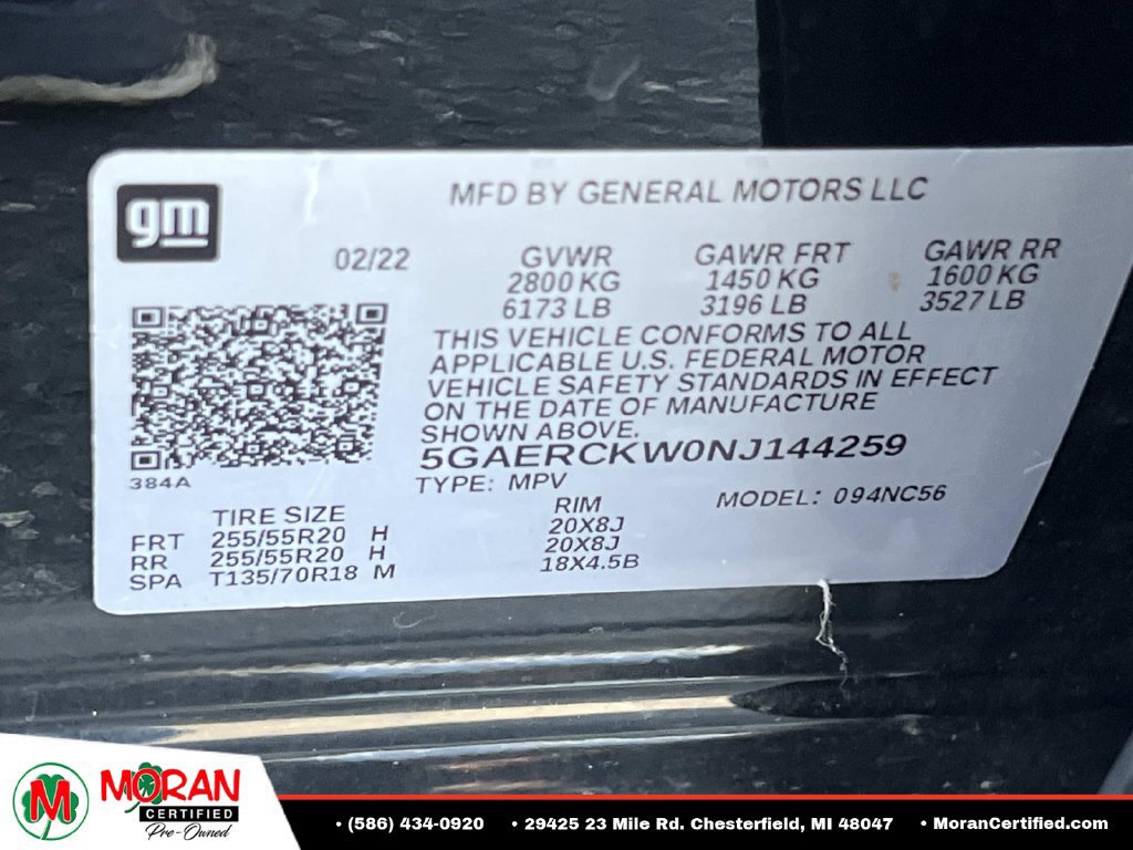 Used 2022 Buick Enclave Premium w/ Experience Buick Package FWD image 20