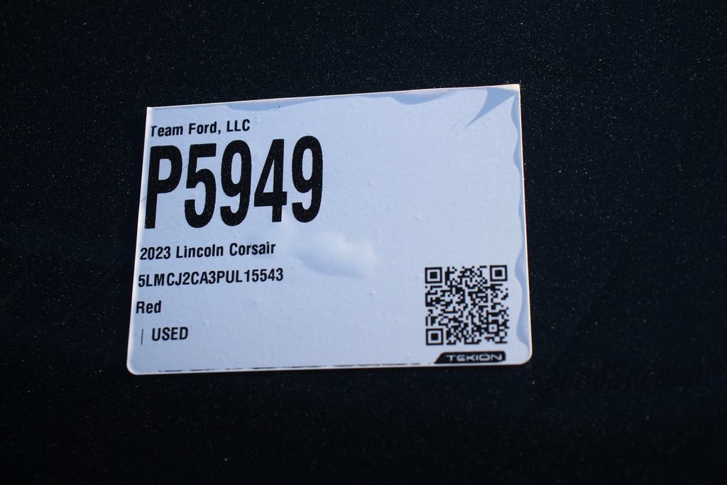 Certified 2023 Lincoln Corsair Reserve w/ Equipment Group 201A FWD image 25