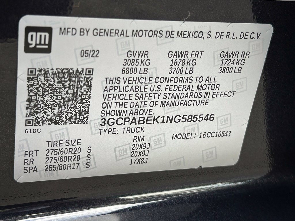 Used 2022 Chevrolet Silverado 1500 Custom RWD image 48