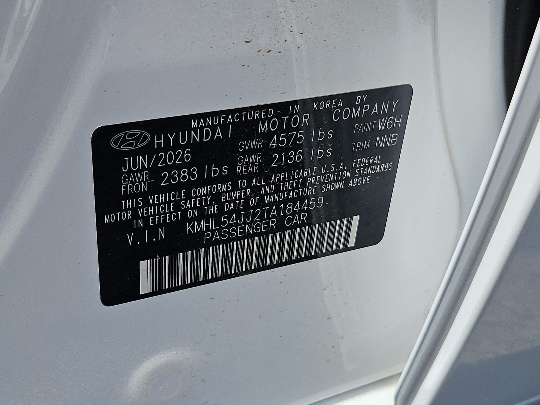 New 2026 Hyundai Sonata Limited FWD image 16