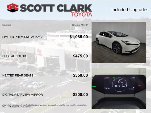 Used 2025 Toyota Prius Plug-In Hybrid w/ Limited Premium Package FWD image 8