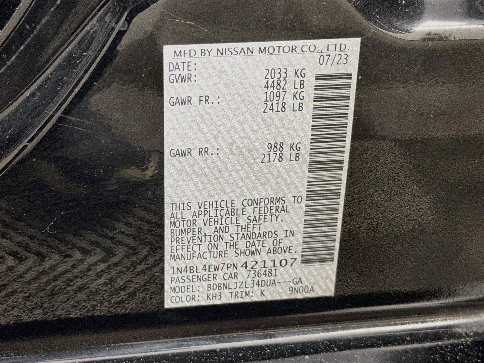 Used 2023 Nissan Altima 2.5 SL AWD/4WD image 39