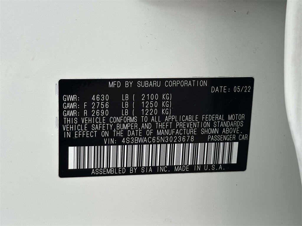 Used 2022 Subaru Legacy Premium image 26