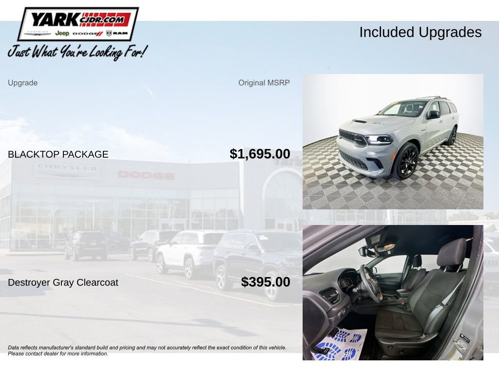 Certified 2023 Dodge Durango R/T w/ Blacktop Package AWD/4WD image 5