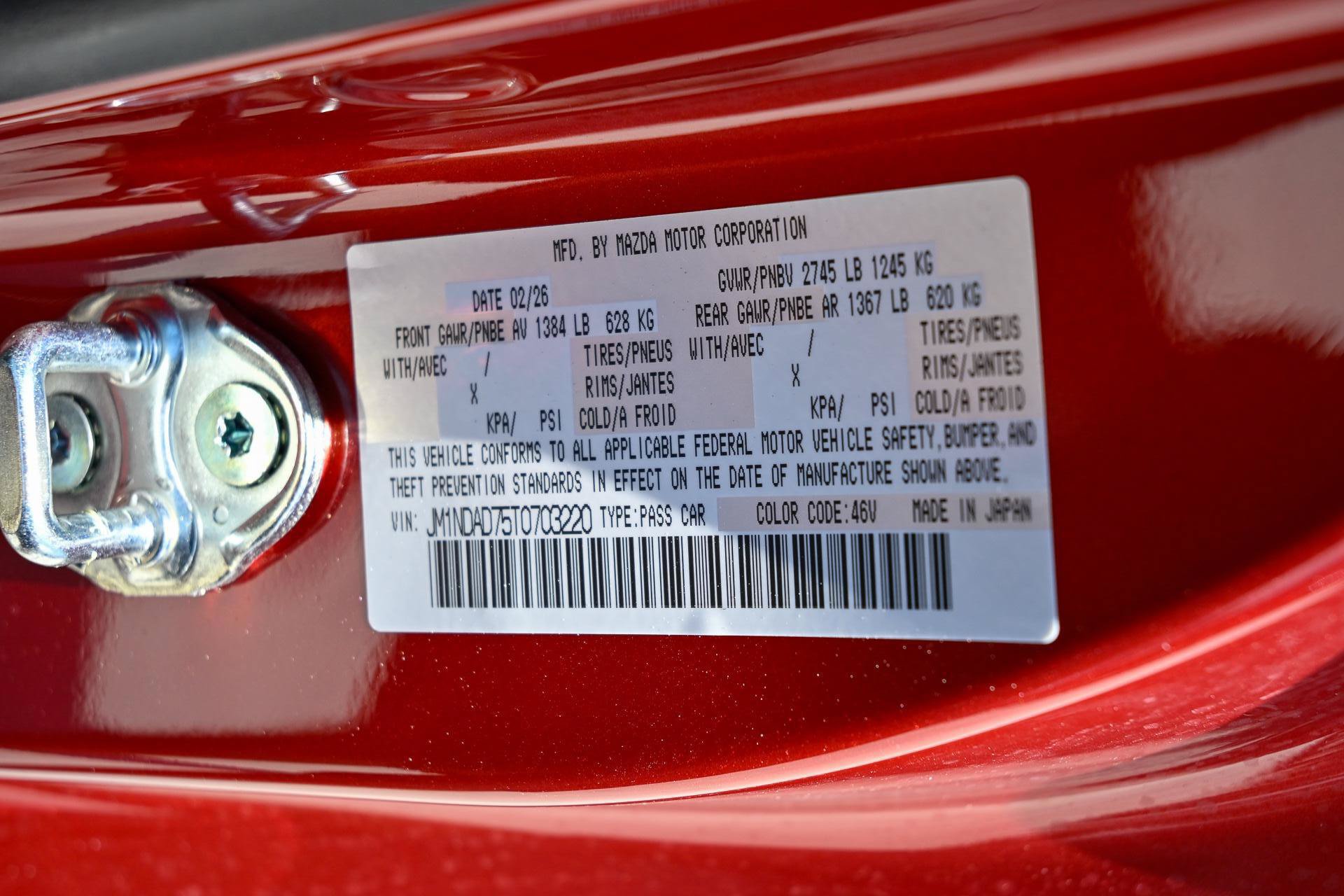New 2026 MAZDA MX-5 Miata Grand Touring RWD image 13