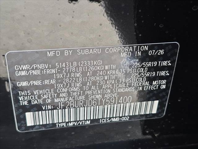 New 2026 Subaru Outback Touring XT AWD/4WD image 17