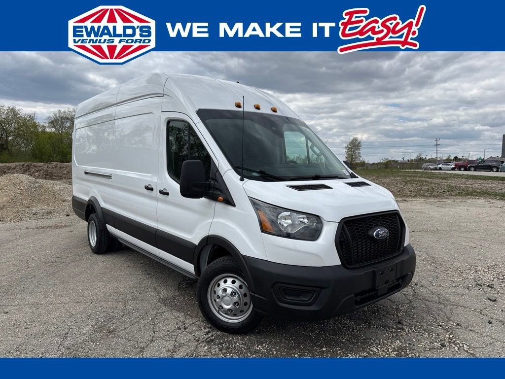Used 2022 Ford Transit 350 148 High Roof Extended DRW RWD image 1