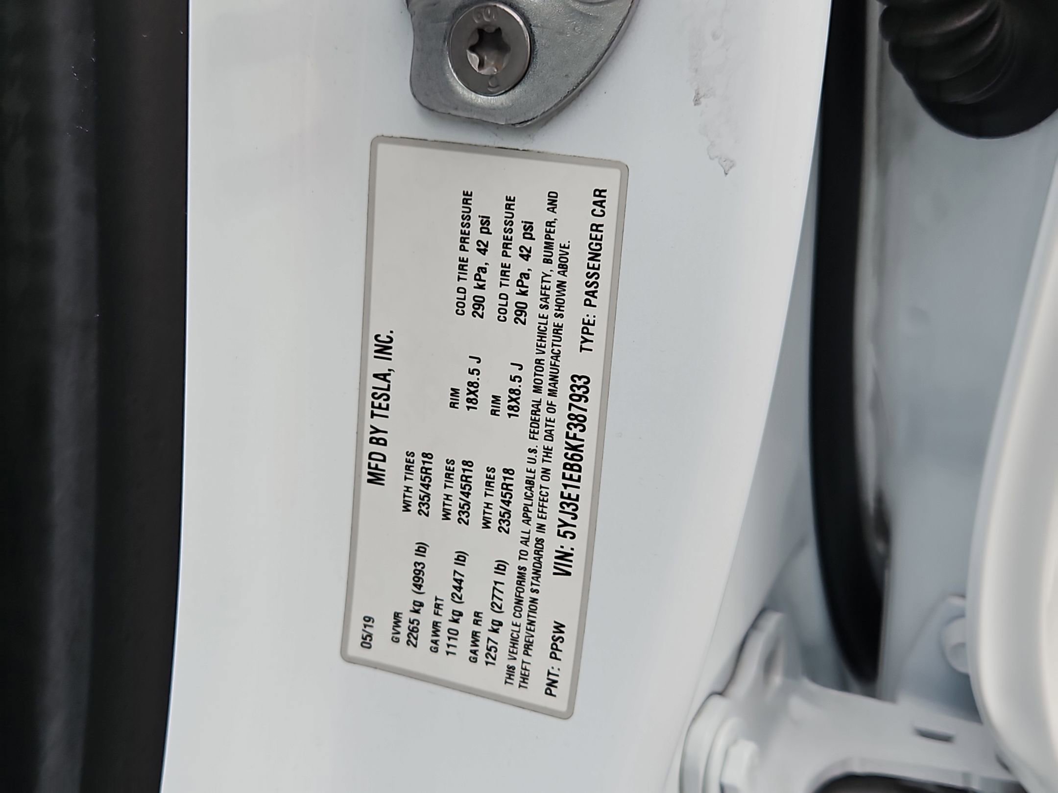 Used 2019 Tesla Model 3 Long Range image 33