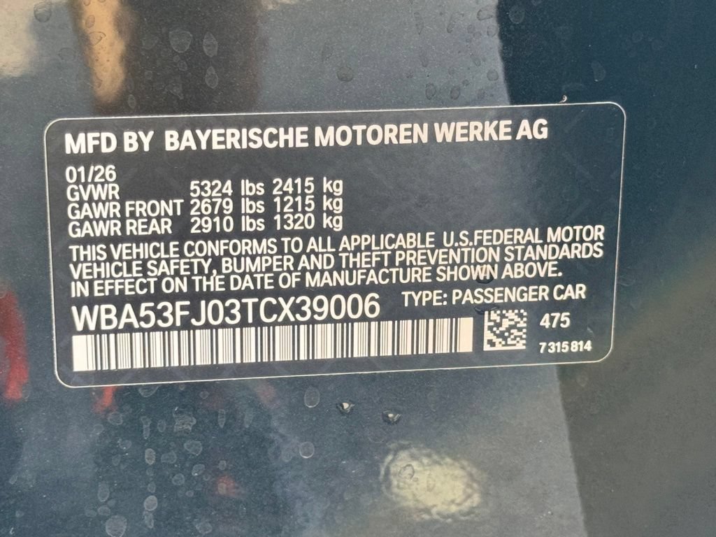 Used 2026 BMW 530i xDrive w/ M Sport Package AWD/4WD image 32