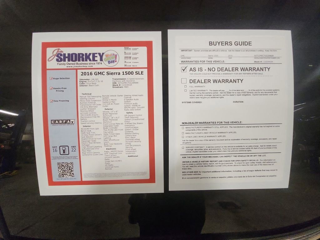 Used 2016 GMC Sierra 1500 SLE w/ SLE Value Package image 35