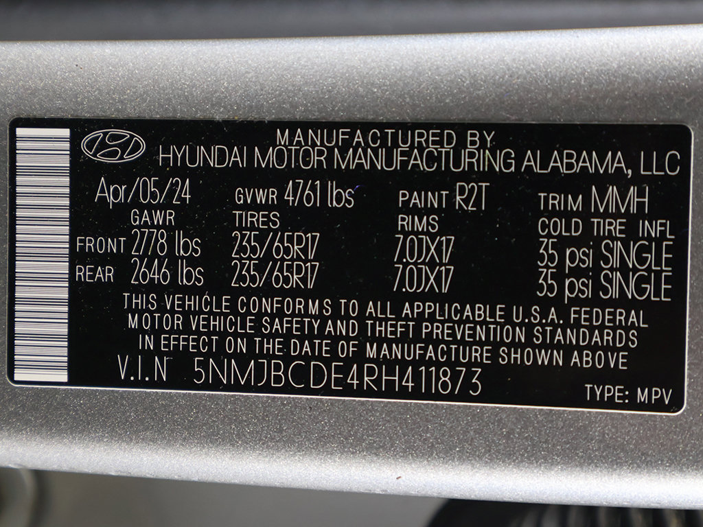 Certified 2024 Hyundai Tucson SEL AWD/4WD image 43