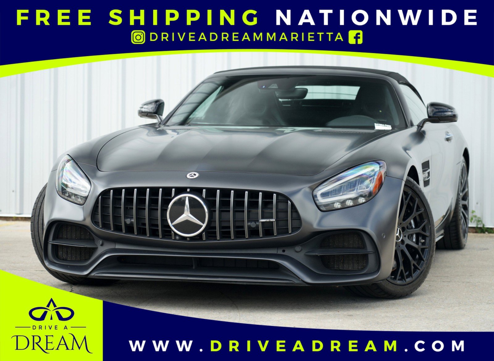 Used 2021 Mercedes-Benz AMG GT Roadster w/ AMG Stealth Edition