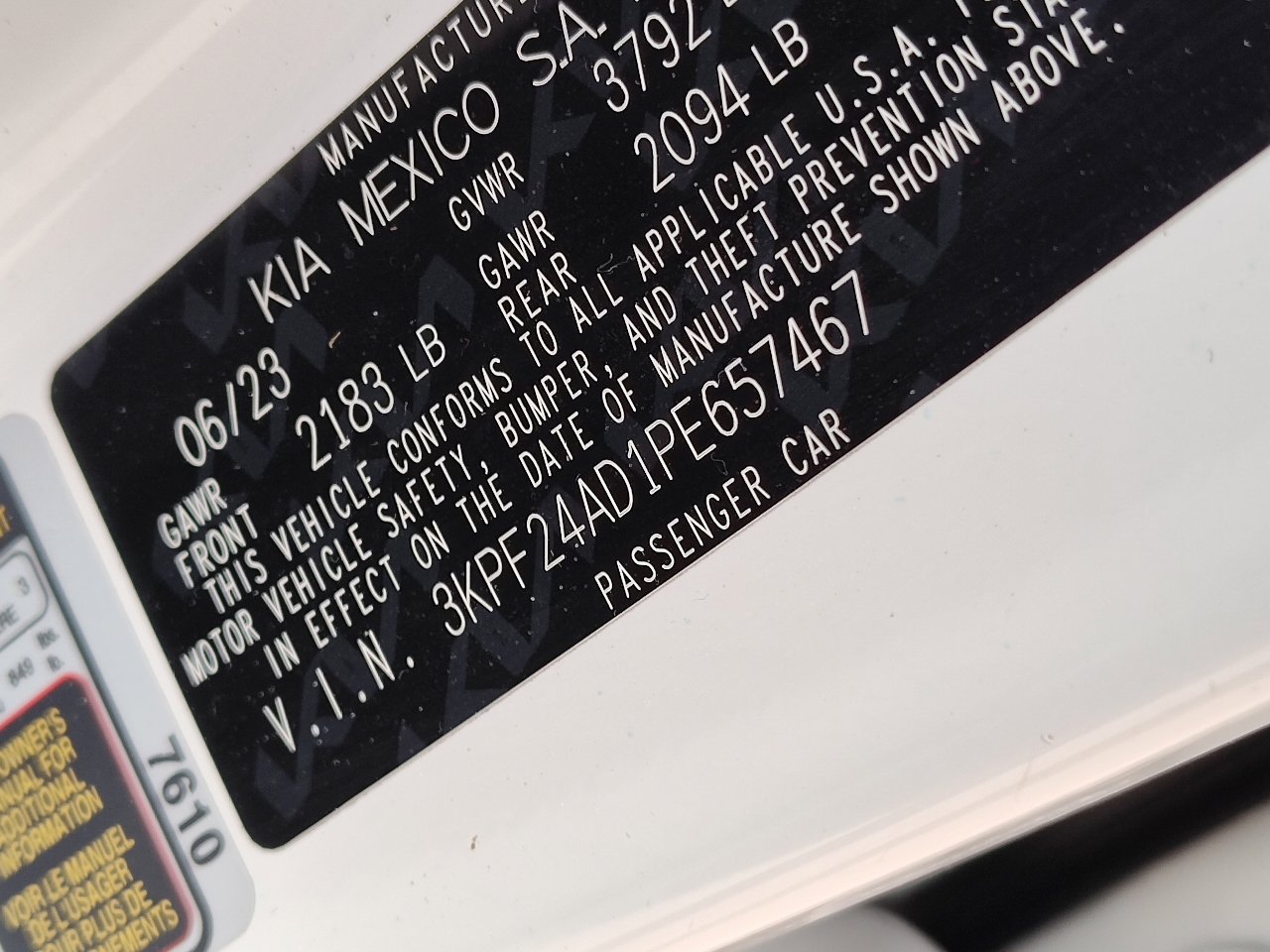 Used 2023 Kia Forte LXS image 12