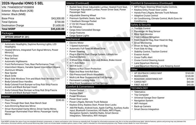 New 2026 Hyundai Ioniq 5 SEL image 4