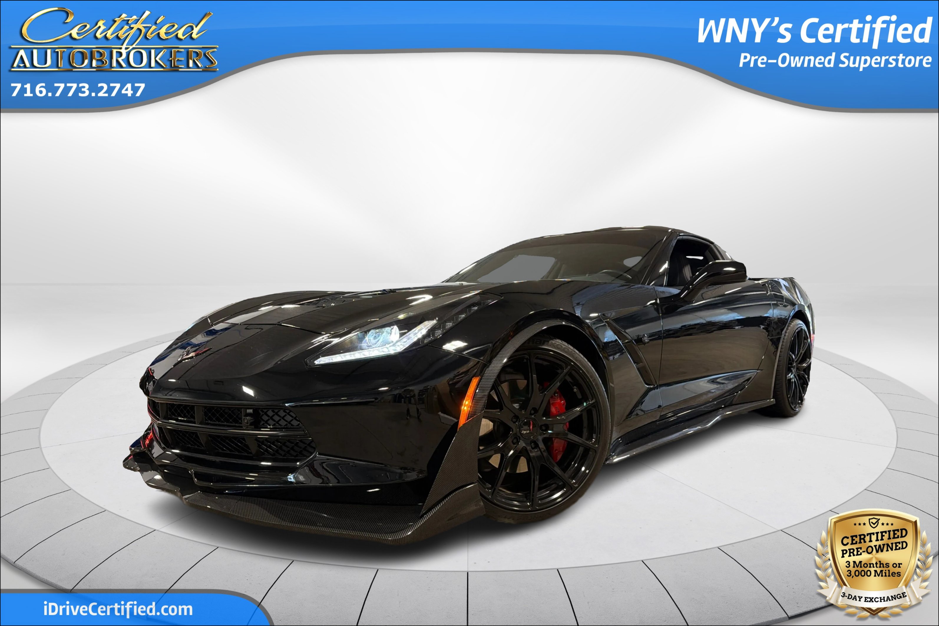 Used 2016 Chevrolet Corvette Stingray Coupe w/ 2LT w/ 2LT Preferred Equipment Group RWD image 1