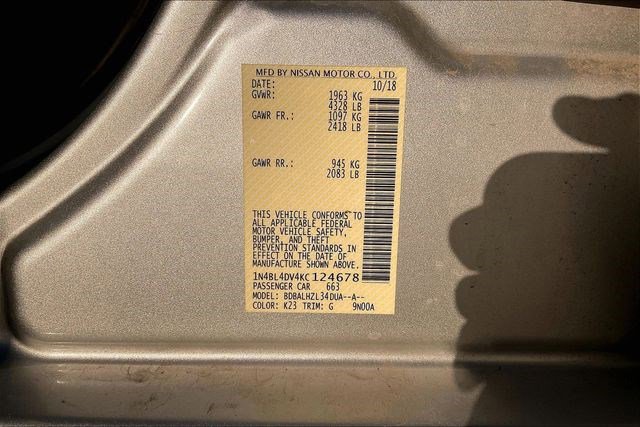 Used 2019 Nissan Altima 2.5 SV image 11