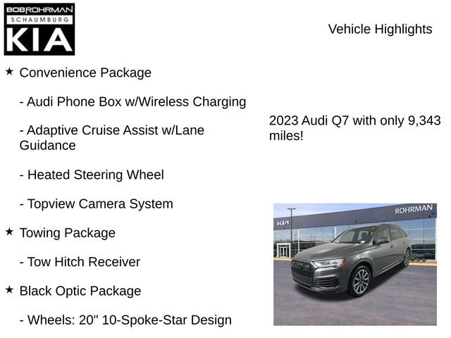 Used 2023 Audi Q7 2.0T Premium Plus w/ Premium Plus Package image 8