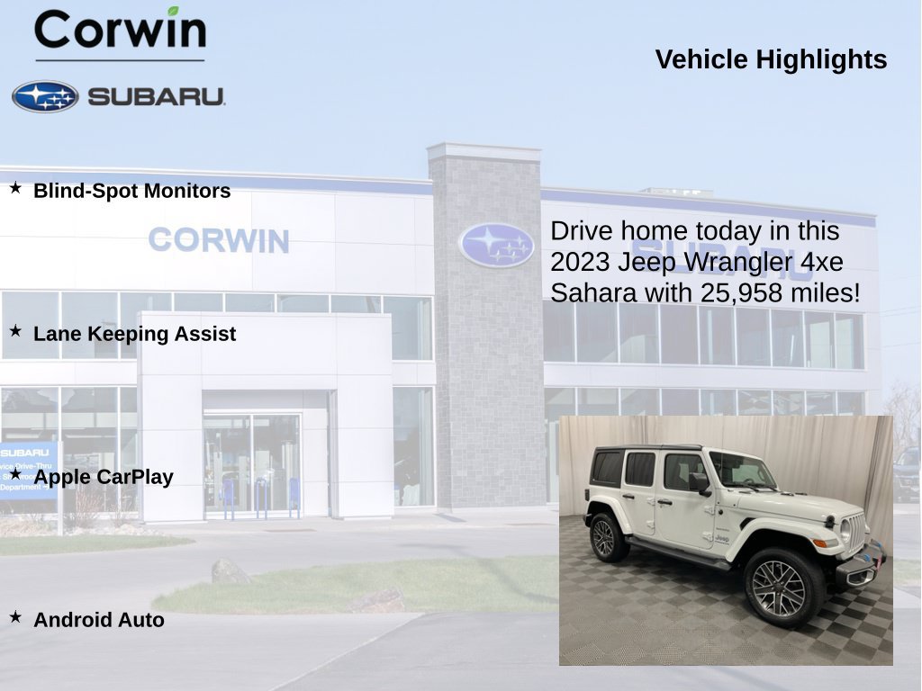 Used 2023 Jeep Wrangler Unlimited Sahara w/ Cold Weather Group AWD/4WD image 6