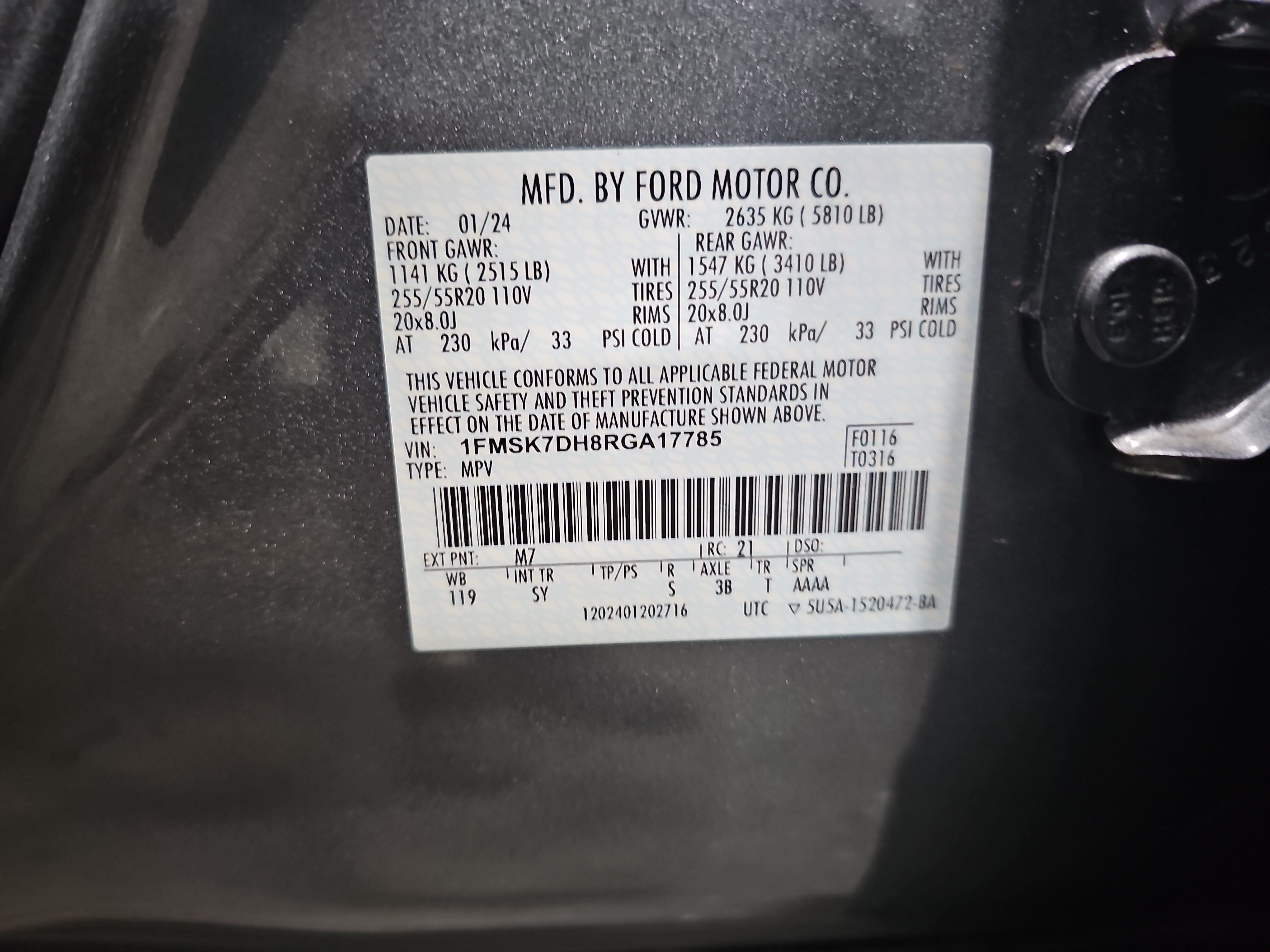 Used 2024 Ford Explorer XLT w/ Equipment Group 202A RWD image 35