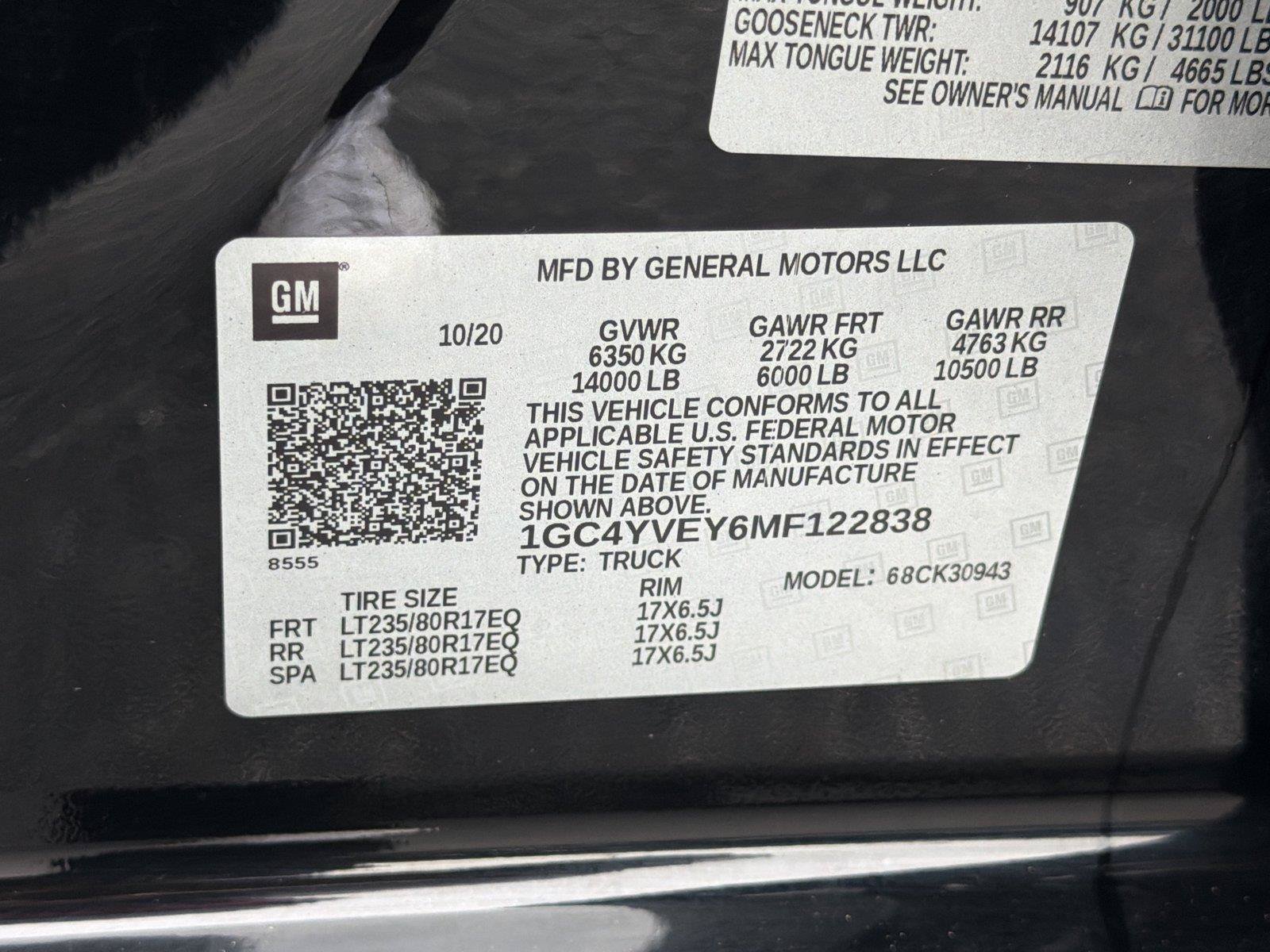 Certified 2021 Chevrolet Silverado 3500 High Country AWD/4WD image 33