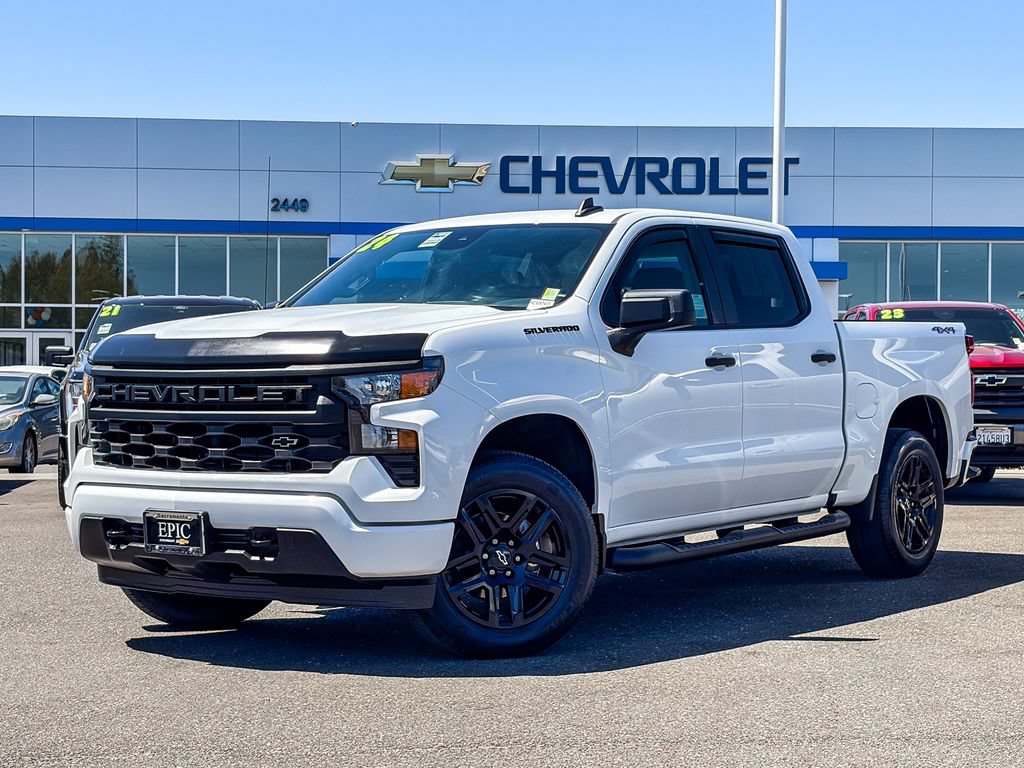 Used 2024 Chevrolet Silverado 1500 Custom w/ LPO, Dark Essentials Package AWD/4WD video 1